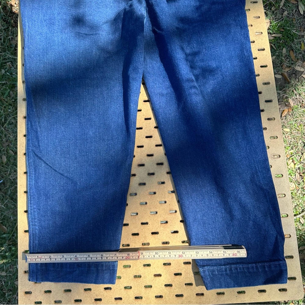 Anthropologie Sundry Ultra High Rise Pleated Carpenter Wide Leg Jeans Size 31 - Picture 6 of 9